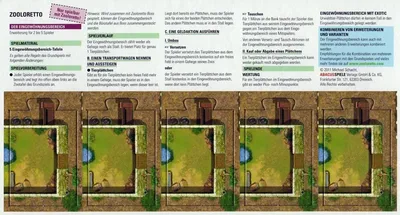 Zooloretto: Familiarisation Area