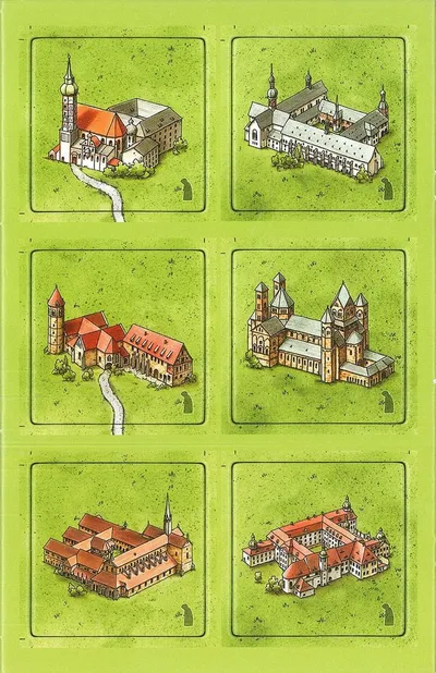 Carcassonne: Klöster in Deutschland
