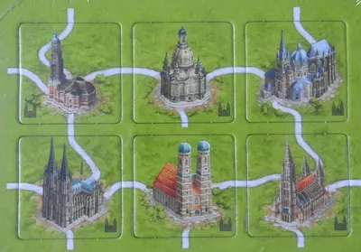 Carcassonne: German Cathedrals