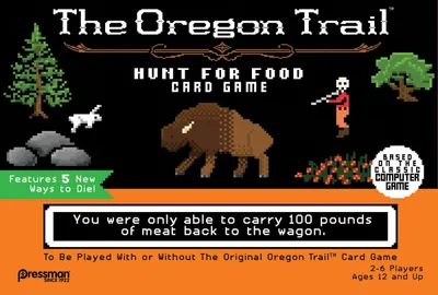 The Oregon Trail: Hunt for Food Card Game