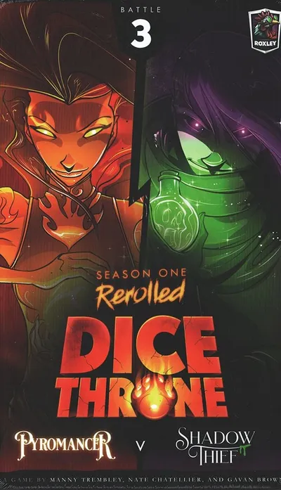 Dice Throne: Season One ReRolled – Pyromancer v. Shadow Thief
