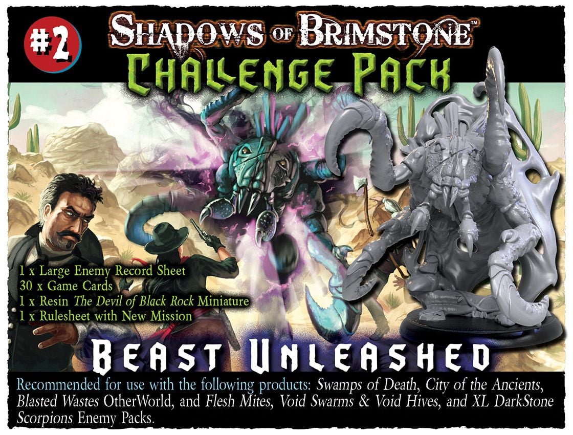 Shadows of Brimstone: Challenge Pack #2 – Beast Unleashed
