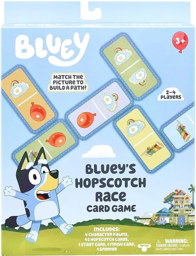 Bluey's Hopscotch Race