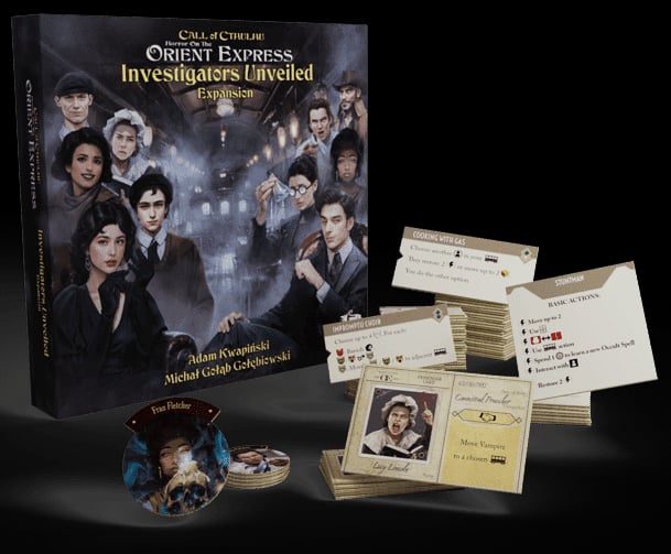 Horror on the Orient Express: The Board Game – Investigators Unveiled Expansion