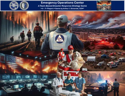 Emergency Operations Center Board Game: Wildfire Mayhem
