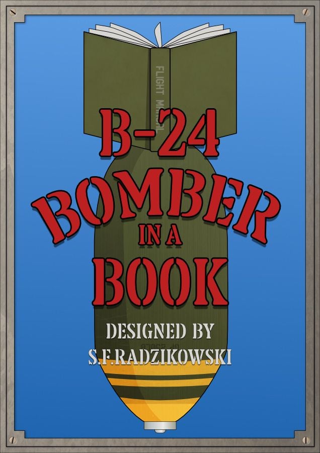 B-24 Bomber In A Book