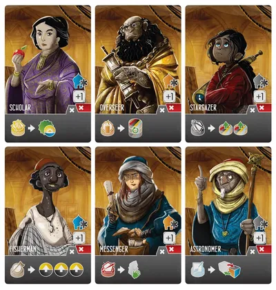 Inventors of the South Tigris: Townsfolk Promo Cards