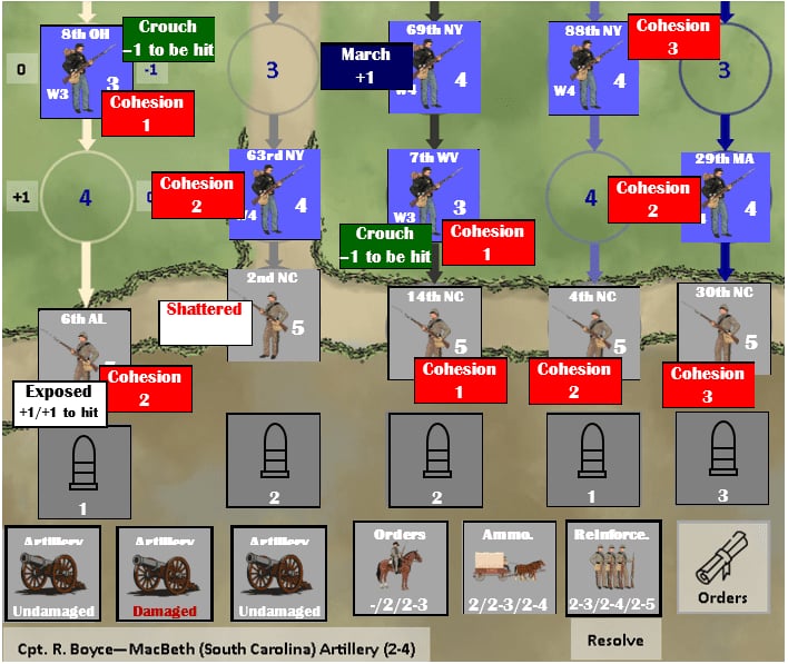 Bloody Lane: A Solitaire Wargame