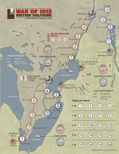 War of 1812: British Solitaire