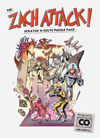 The Zach Attack! Scratch 'n Solve Puzzle Pack