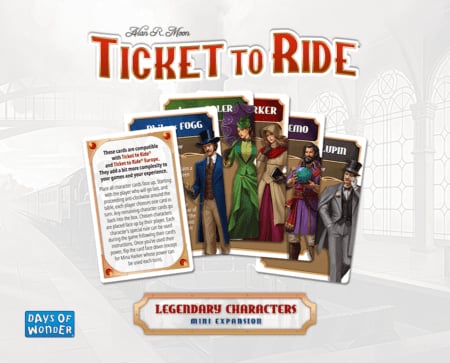 Ticket to Ride: Legendary Characters